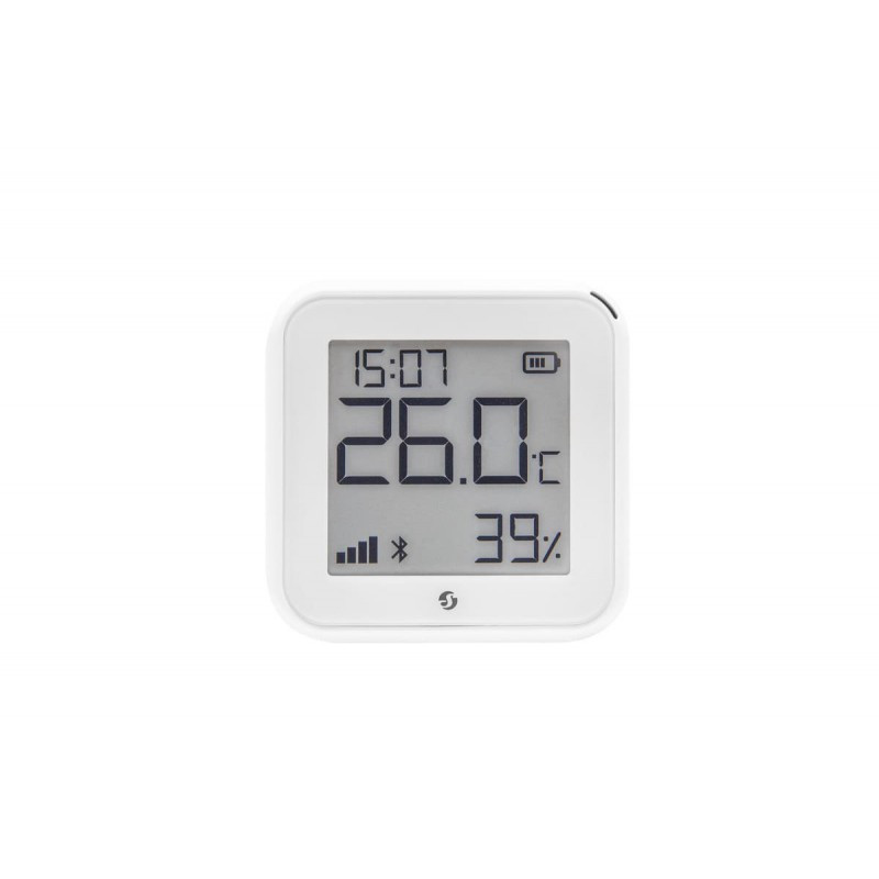 termostat shelly ht gen3 matte white, ecran e-ink, wifi, control aplicatie
